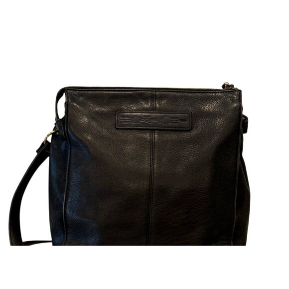 Fossil 1954 Women's Black Leather Crossbody Bag Y2K No. 76082 - Picture 5 of 13